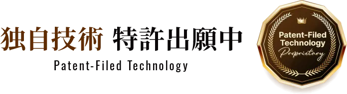 特許出願中技術 採用